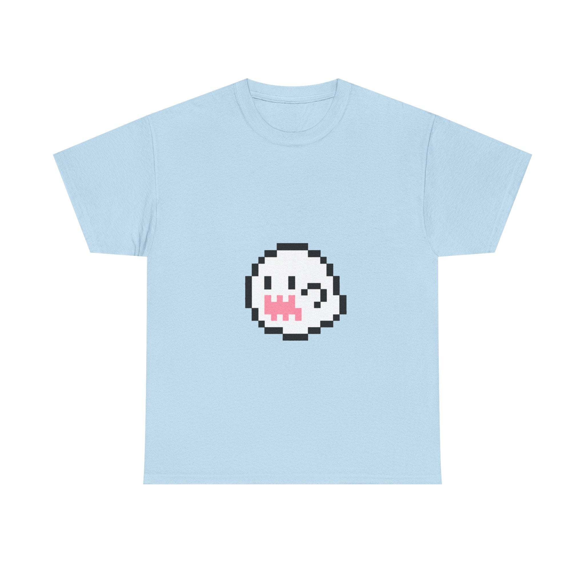 Pixel Kawaii Ghost Tee - 100% cotton