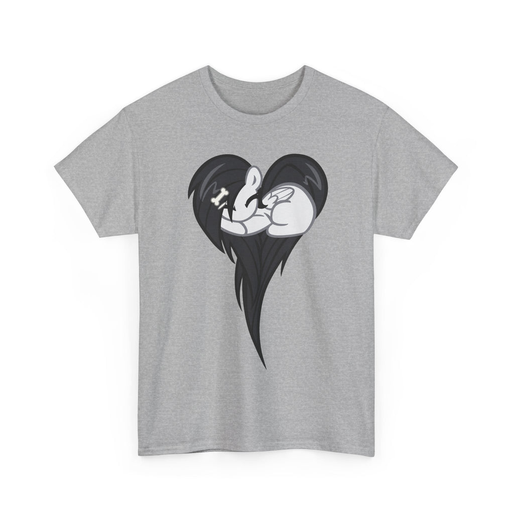 pony heart shaped tee - 100% cotton -.-