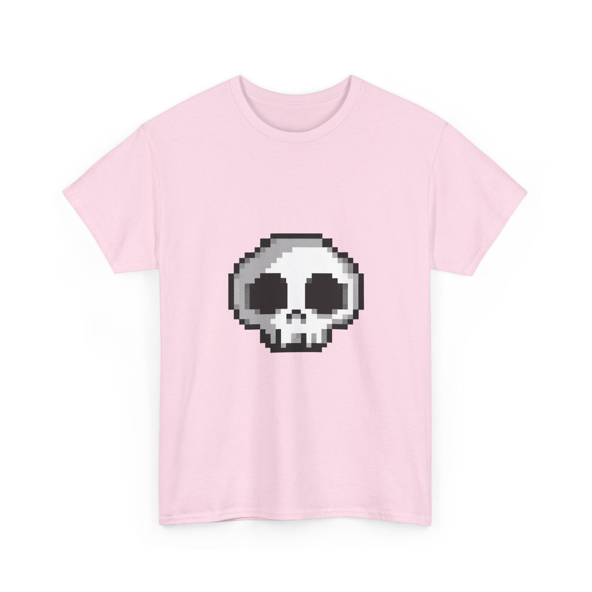 Pixel Skull Tee - 100% cotton