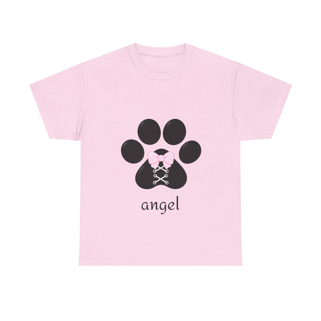 Paw Print “angel” Tee - 100% cotton