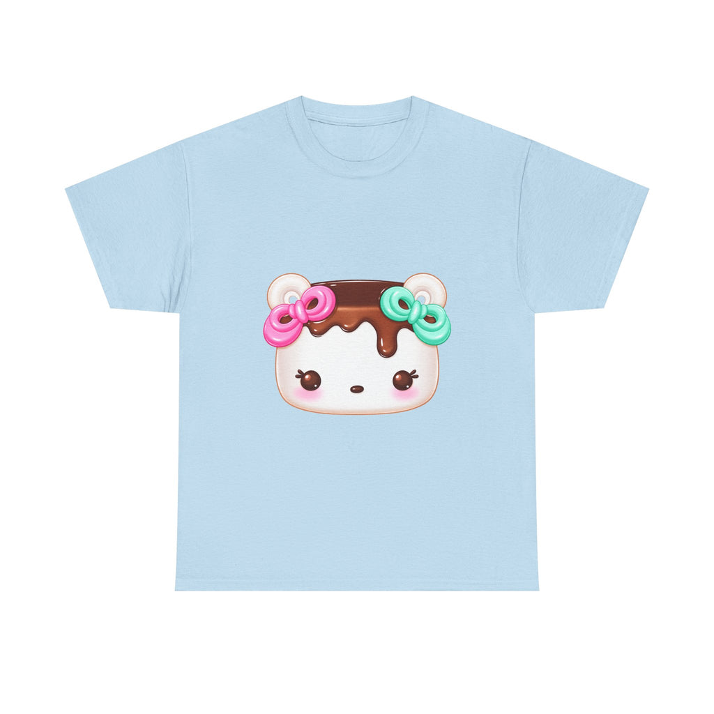 chocolate drizzled dessert tee - 100% cotton