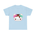 chocolate drizzled dessert tee - 100% cotton