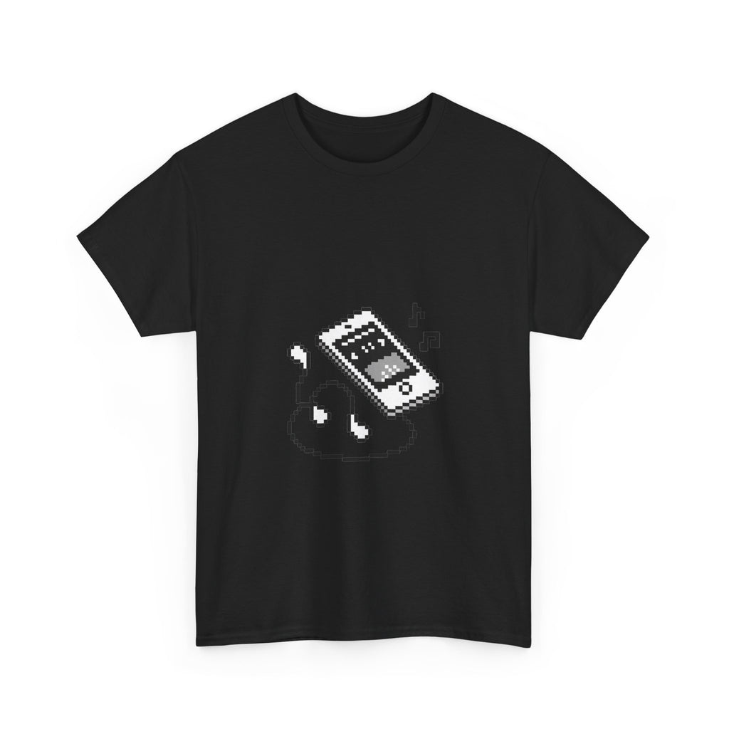 Pixel Music Player Tee - 100% cotton