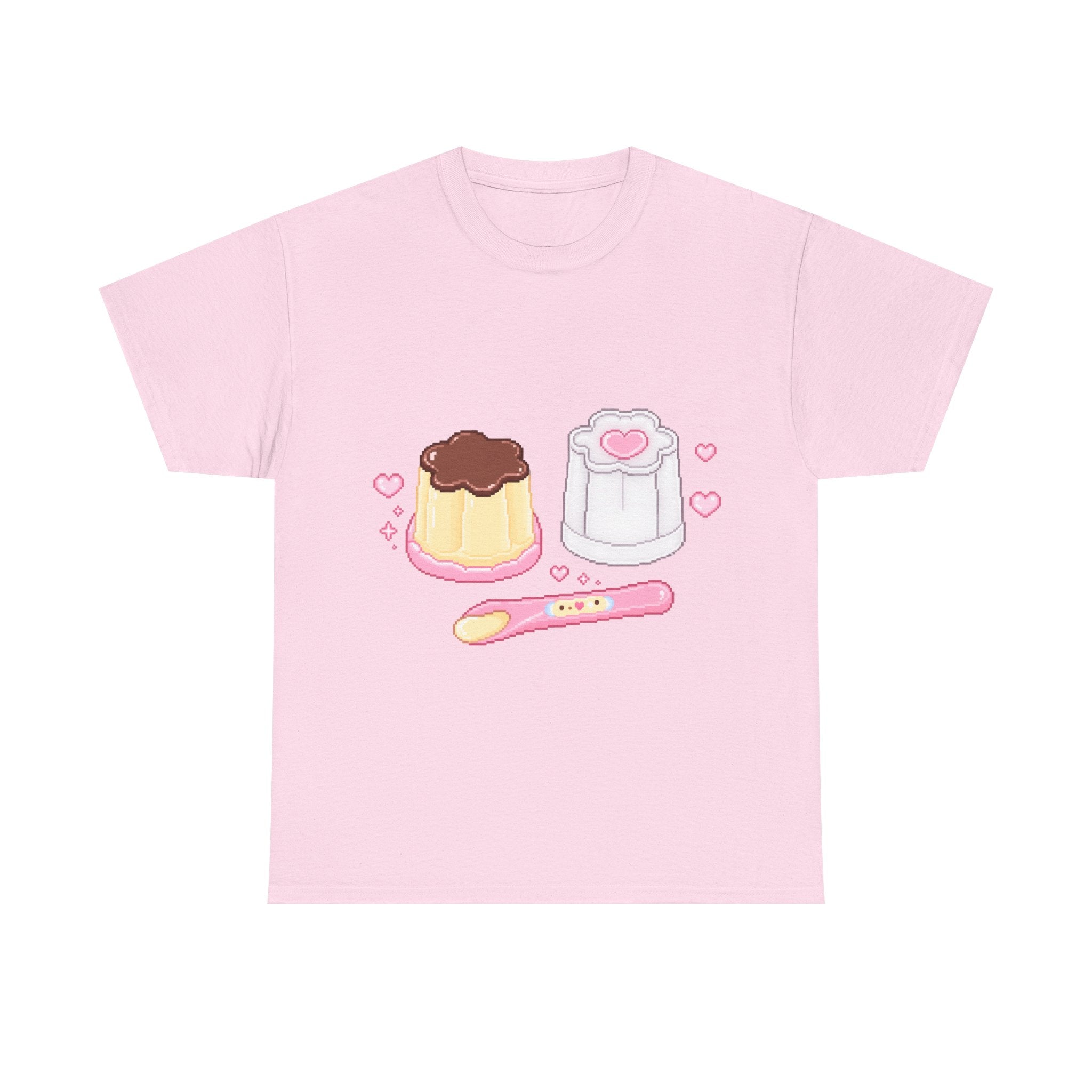 Dessert Kawaii Tee — Cute Pudding 100% cotton
