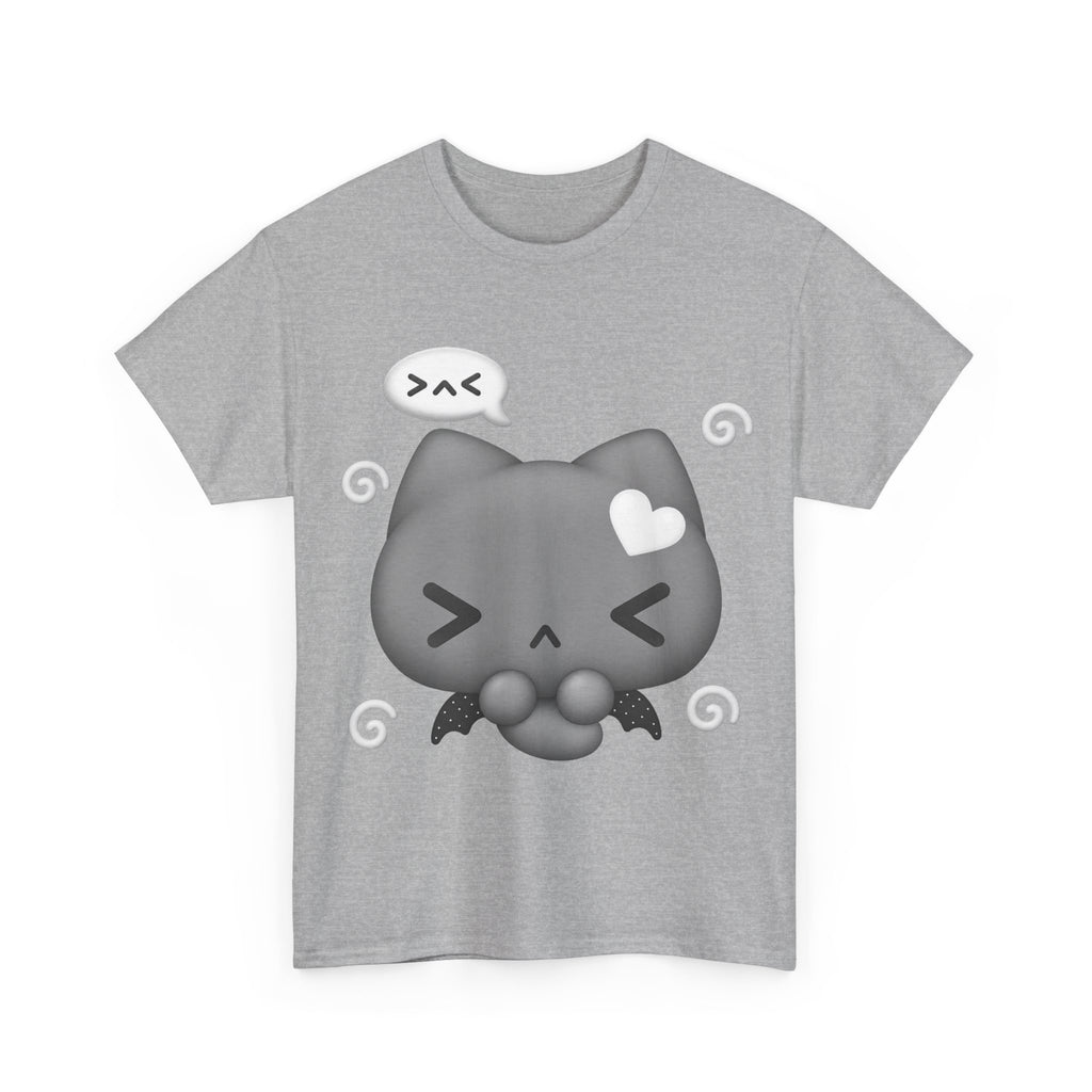 Kawaii Heart Bat Tee — 100% cotton perfect for halloween