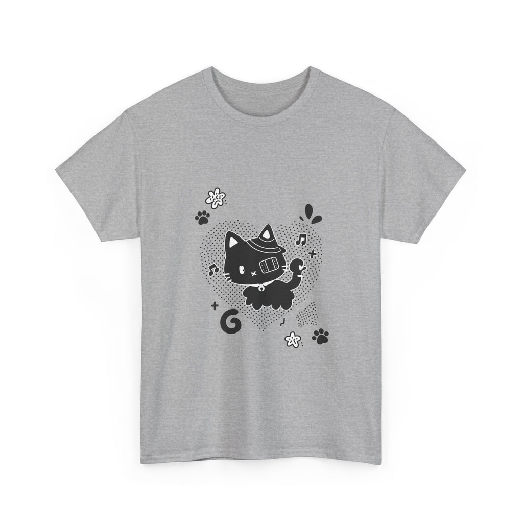 Kawaii Cat Robot Tee - 100% cotton