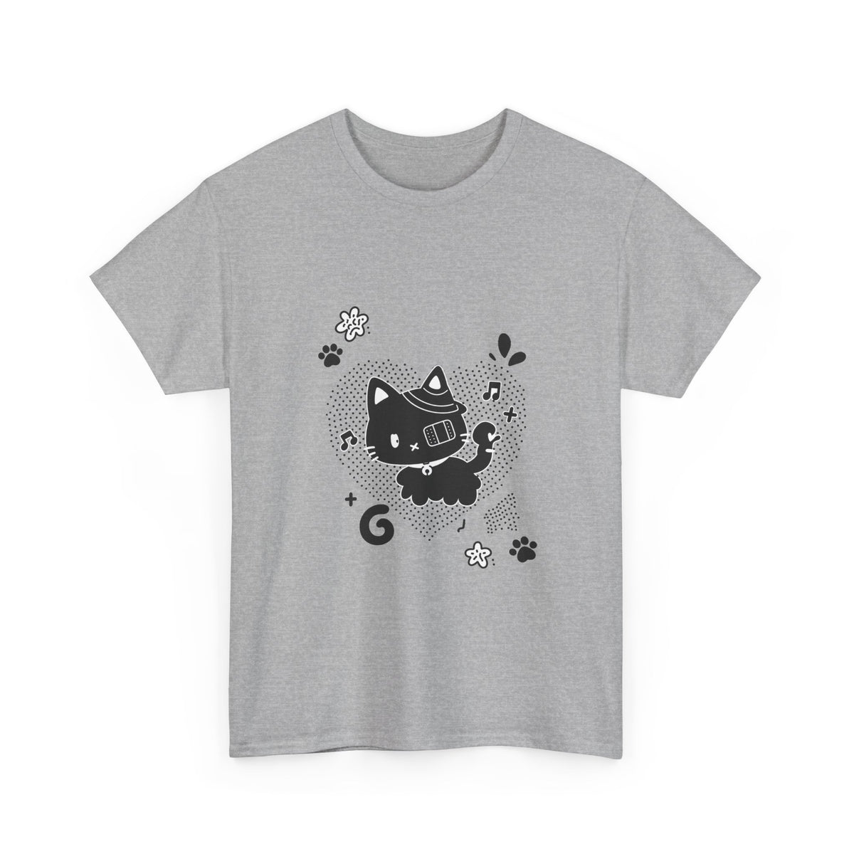 Kawaii Cat Robot Tee - 100% cotton