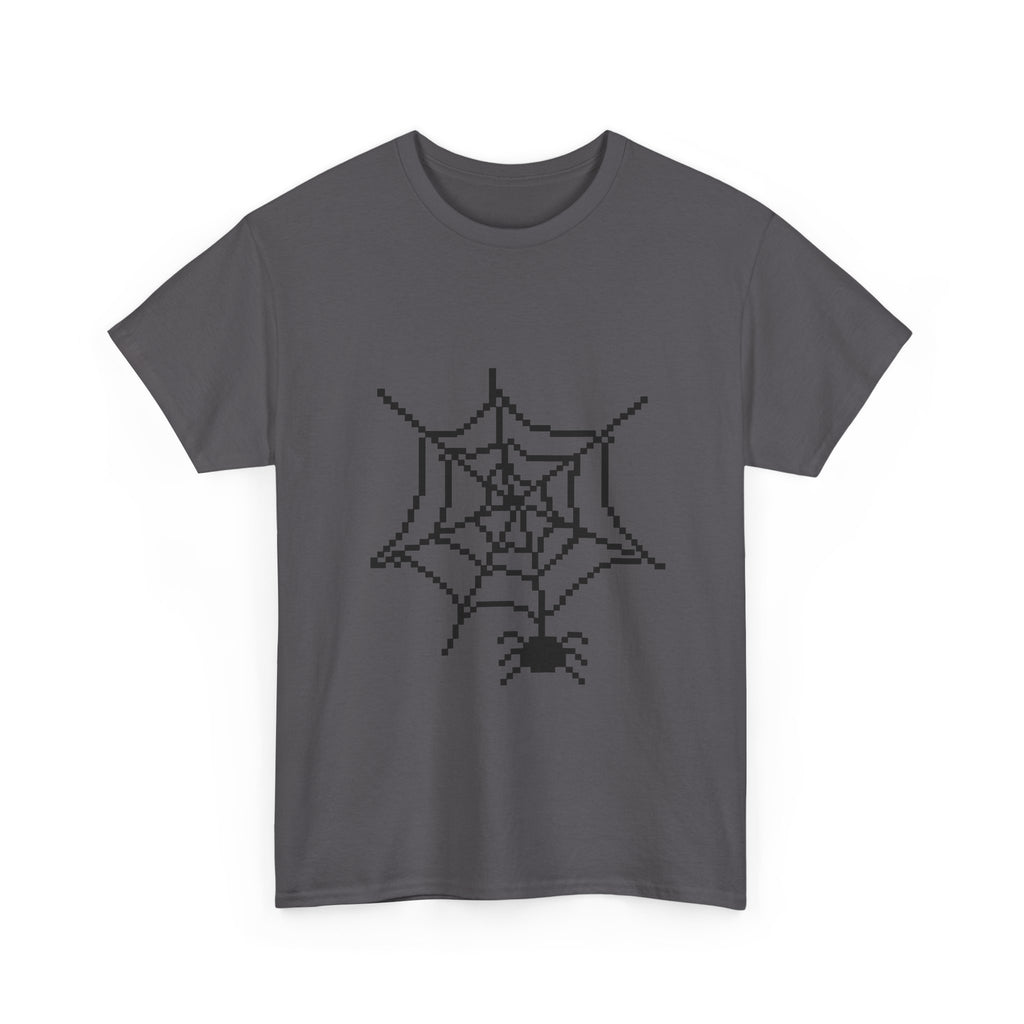 Spider Web Pixel Art Tee - 100% cotton