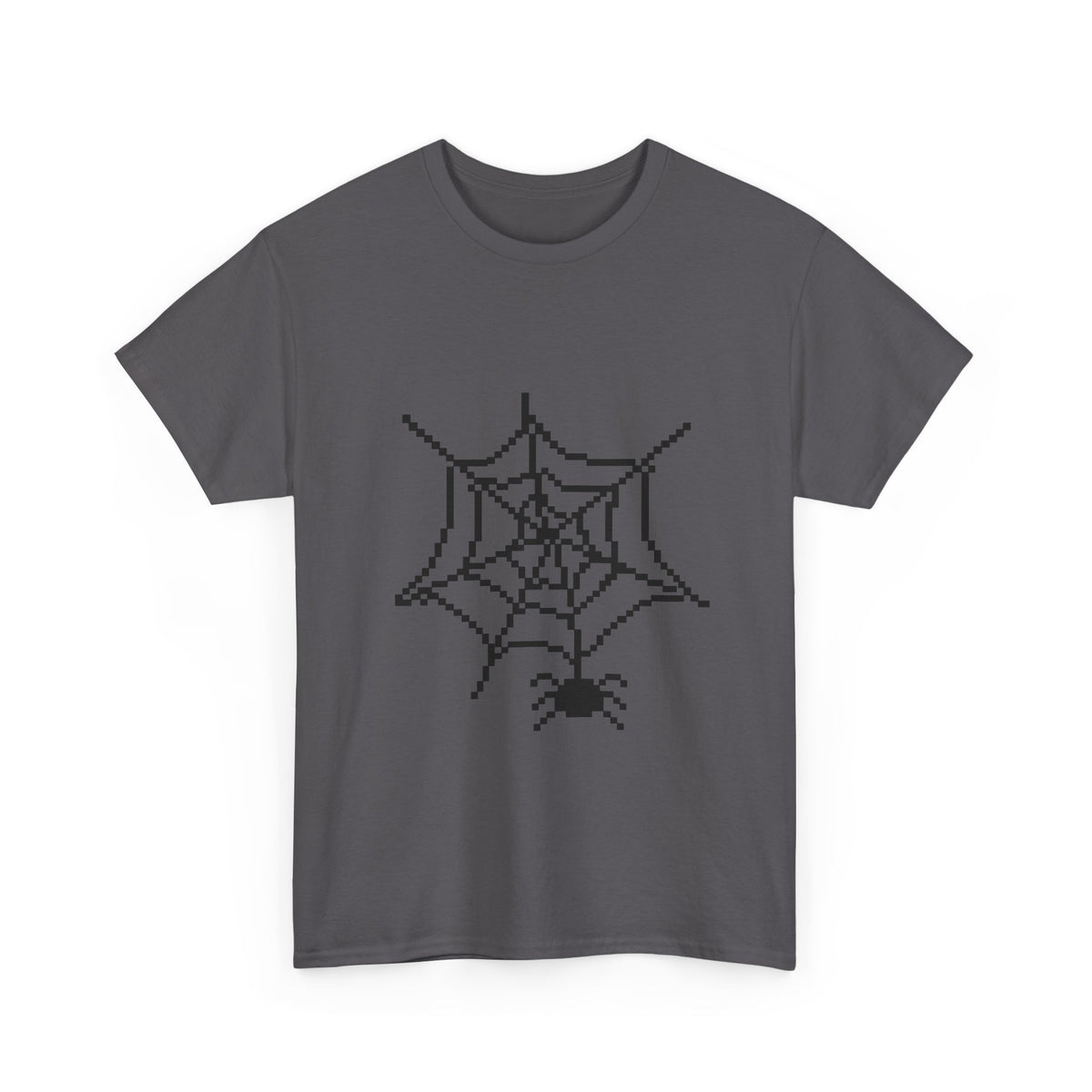 Spider Web Pixel Art Tee - 100% cotton