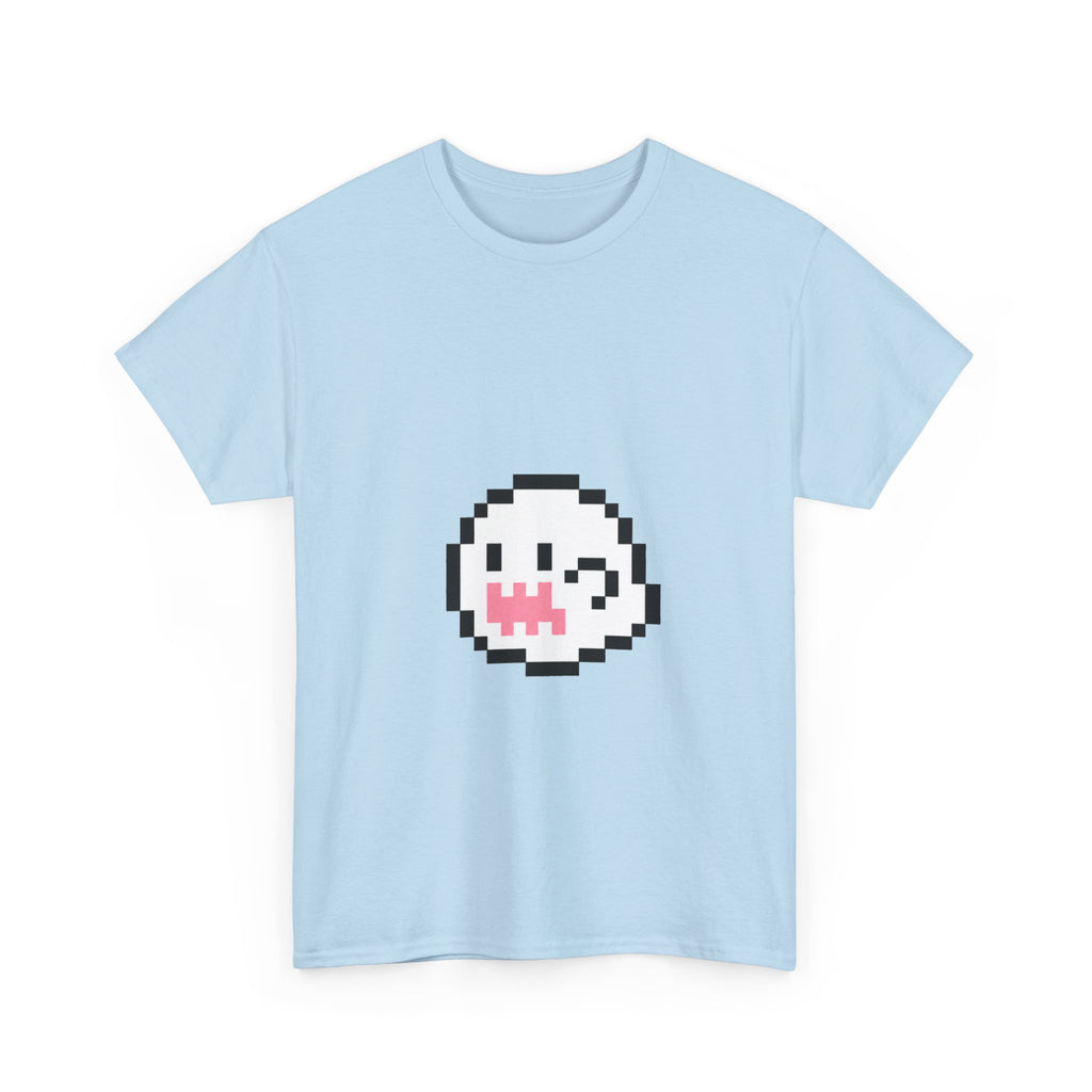 Pixel Kawaii Ghost Tee - 100% cotton