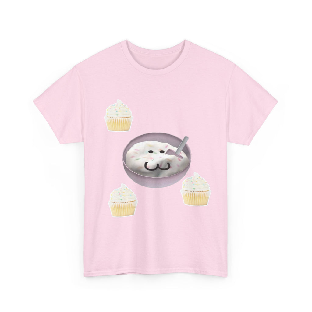 Cute Cat Latte T-Shirt — Kawaii Cat Coffee & Cupcake Tee