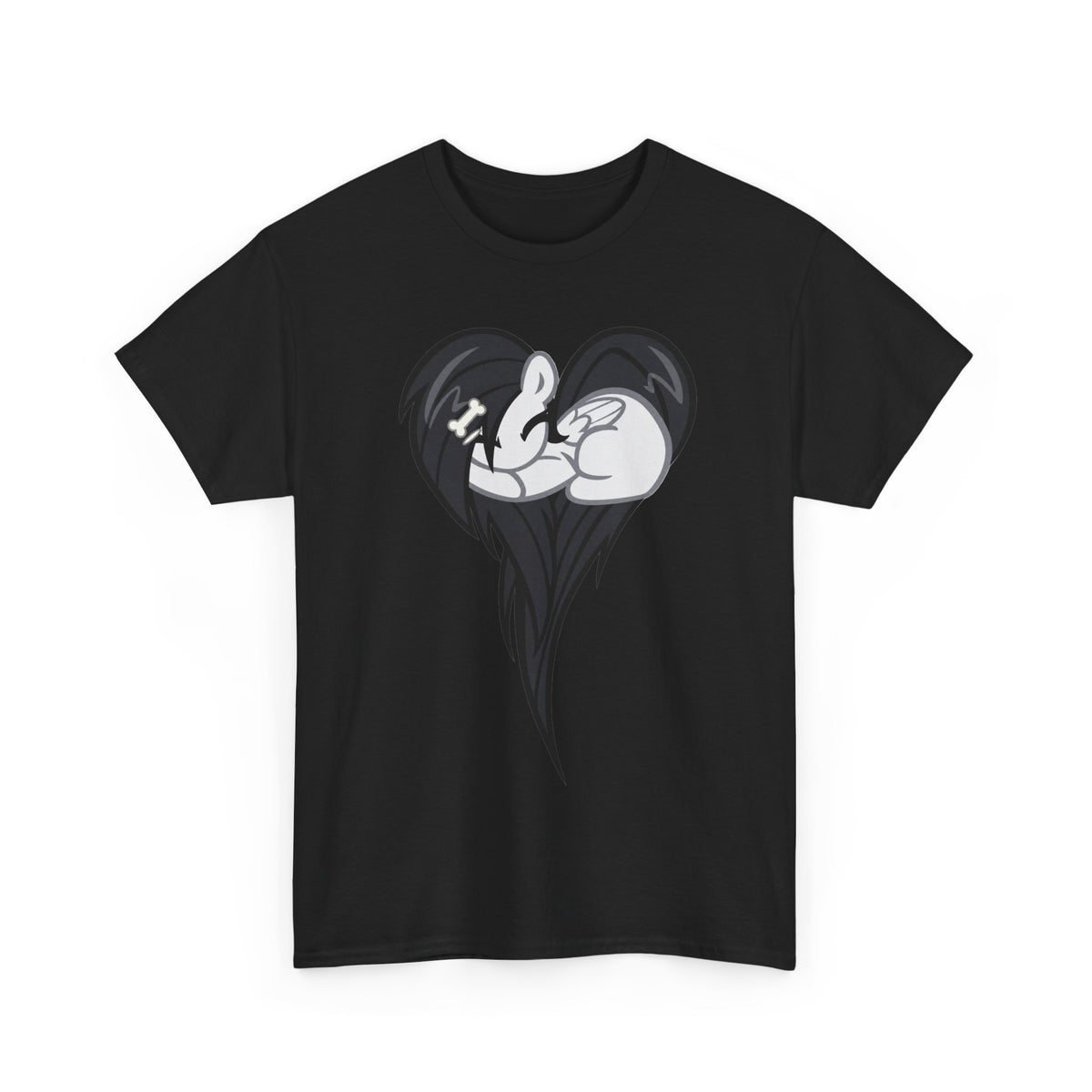 pony heart shaped tee - 100% cotton -.-