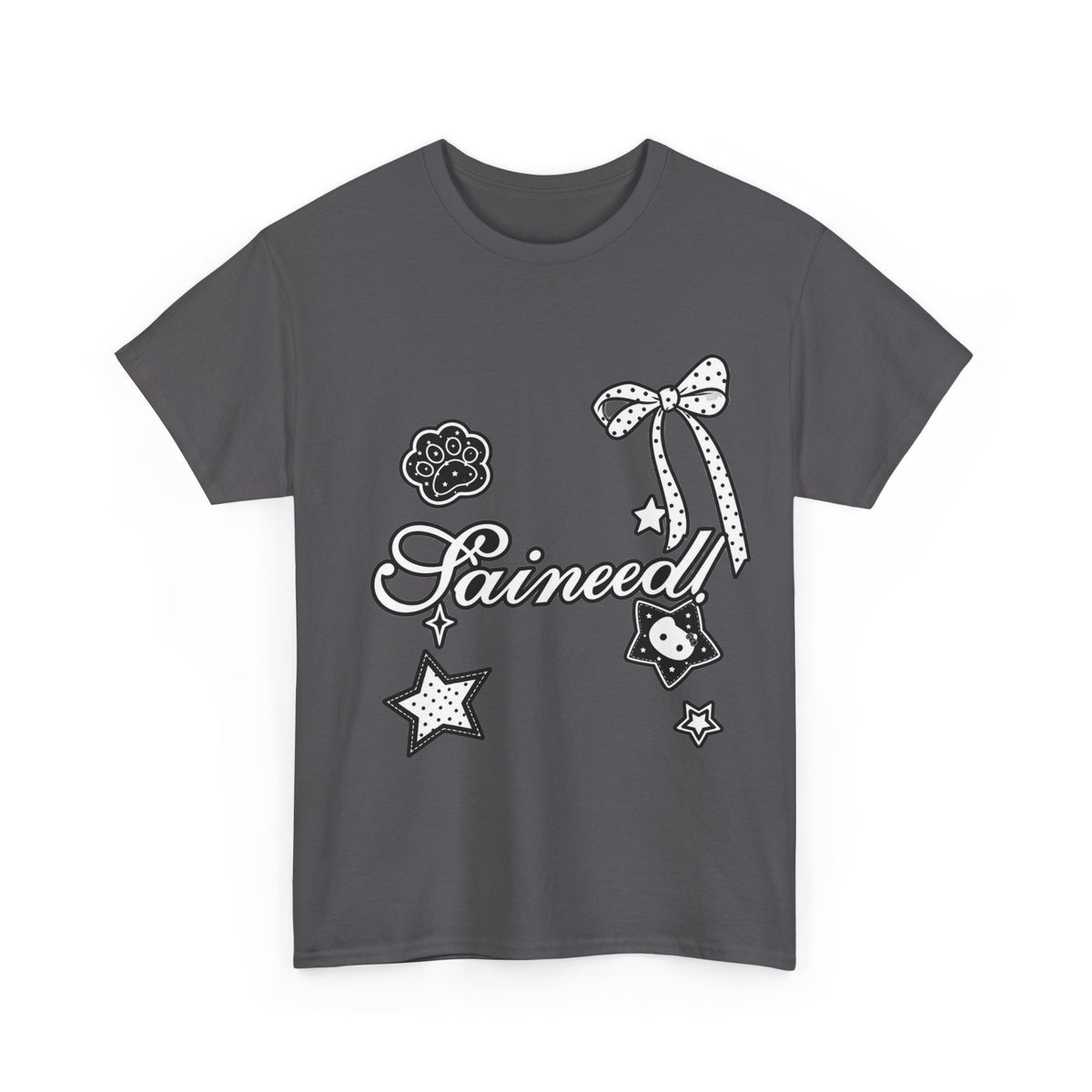 Cute Ribbon & Stars Tee - 100% cotton