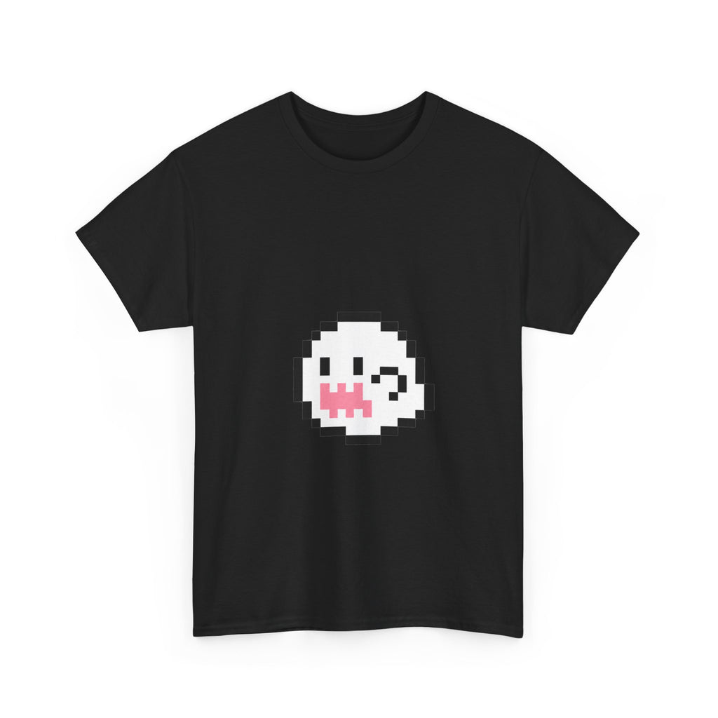 Pixel Kawaii Ghost Tee - 100% cotton