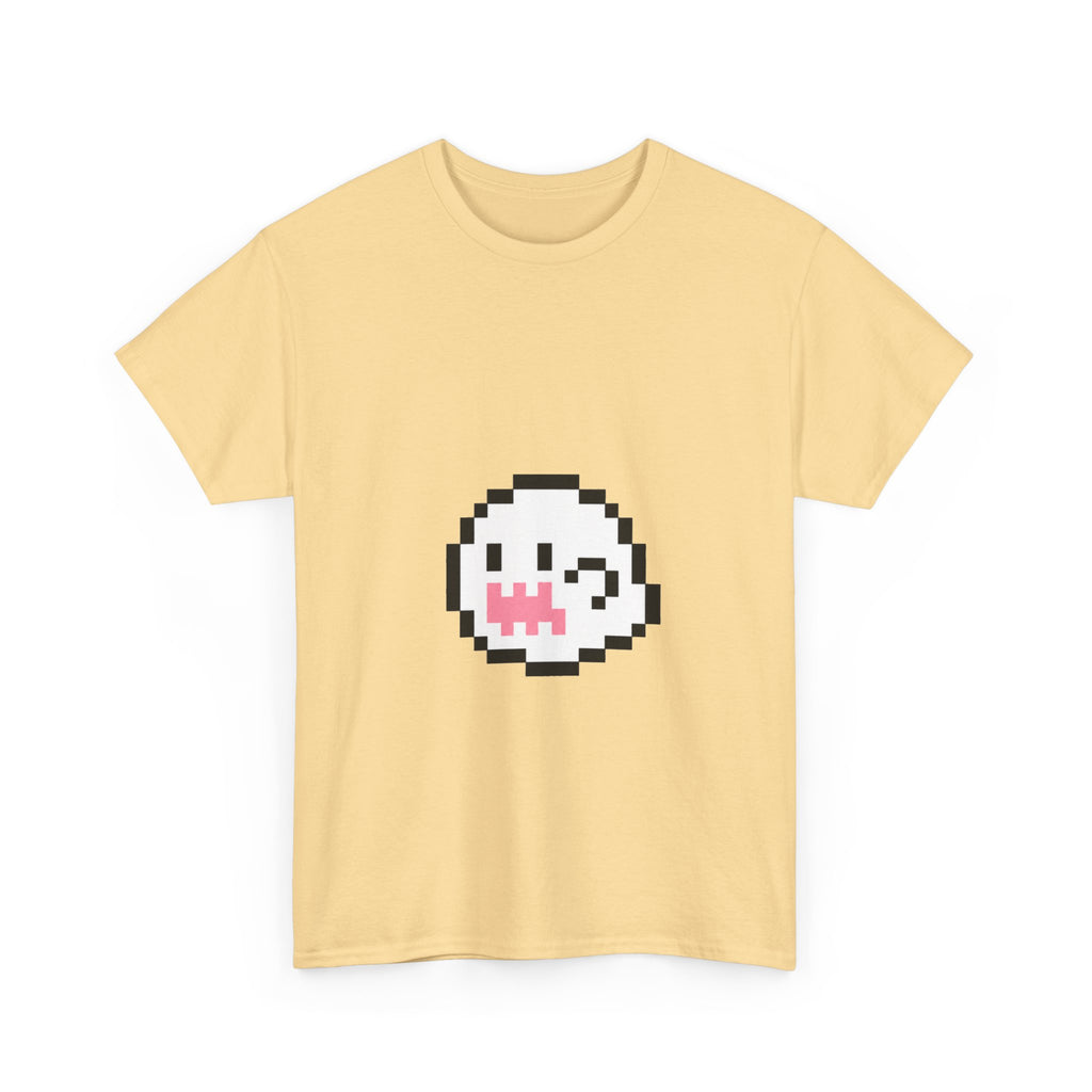 Pixel Kawaii Ghost Tee - 100% cotton