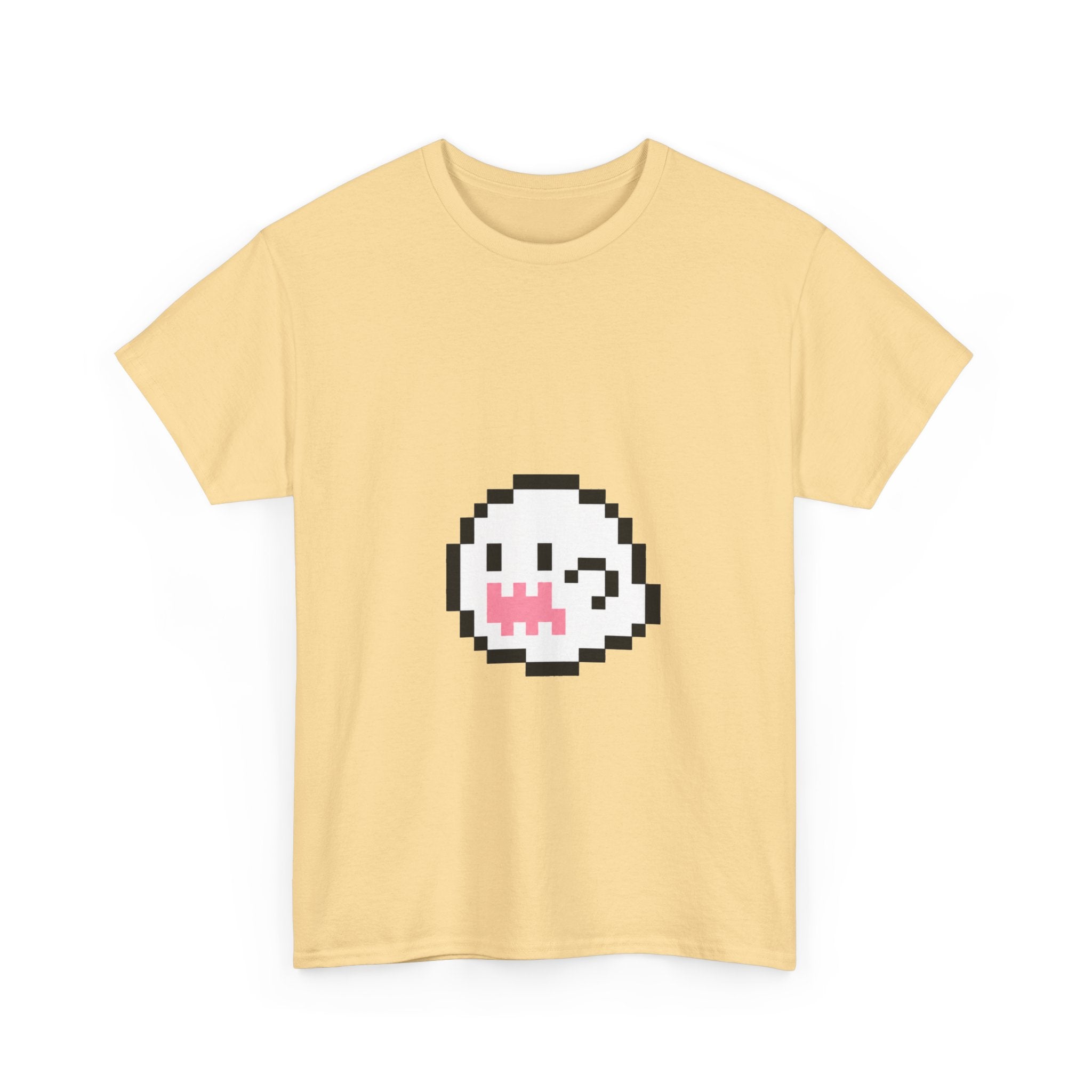 Pixel Kawaii Ghost Tee - 100% cotton