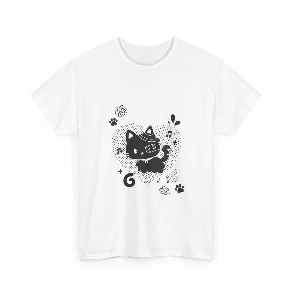 Kawaii Cat Robot Tee - 100% cotton