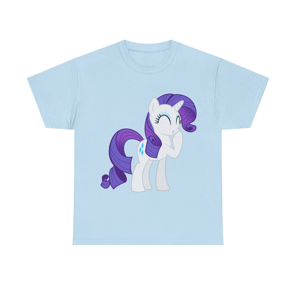 Mythical Pony Graphic Tee — Cute Purple Unicorn Character T‑Shirt