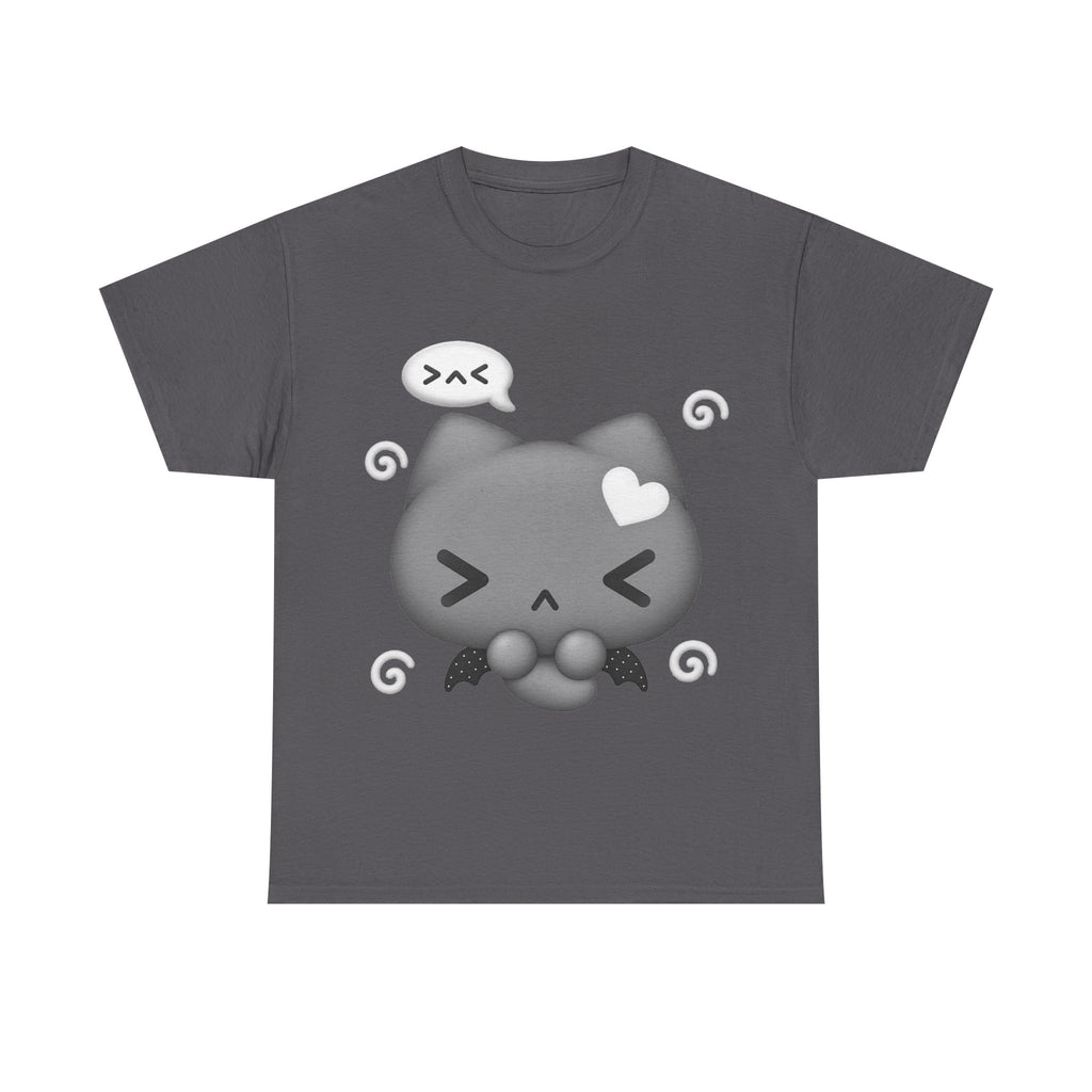 Kawaii Heart Bat Tee — 100% cotton perfect for halloween