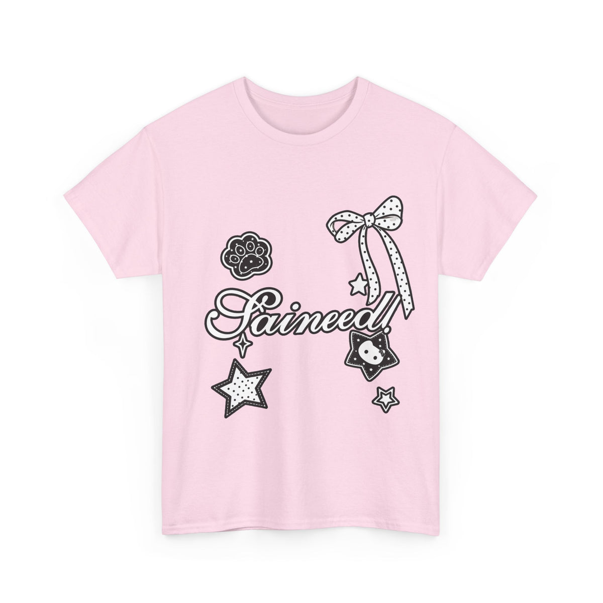 Cute Ribbon & Stars Tee - 100% cotton