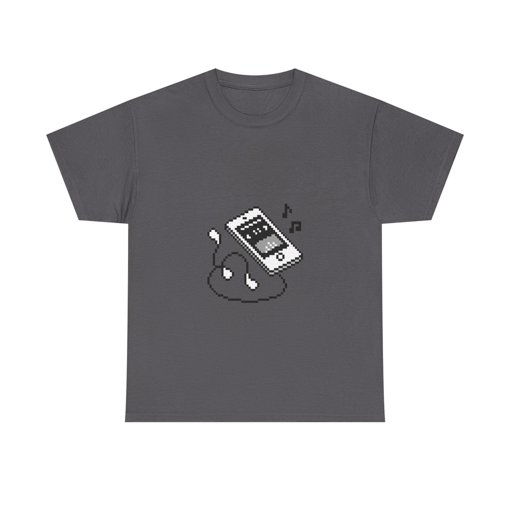 Pixel Music Player Tee - 100% cotton