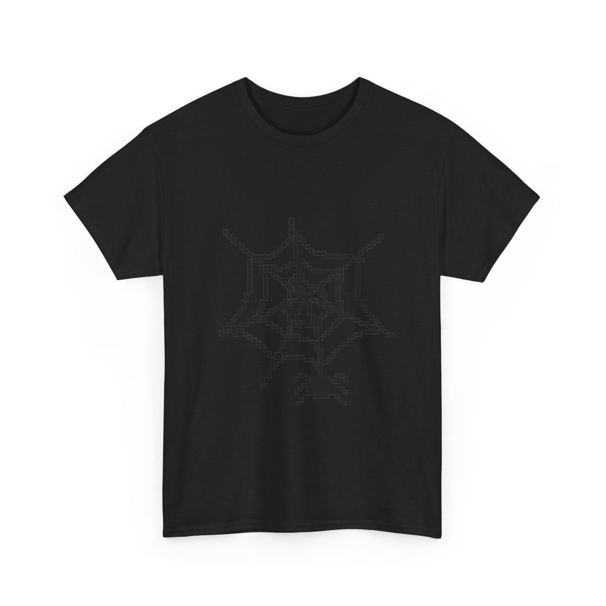 Spider Web Pixel Art Tee - 100% cotton