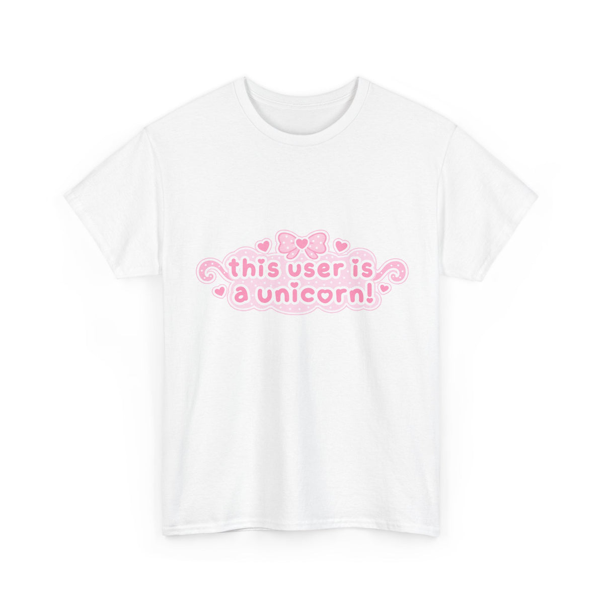 This User Is a Unicorn Tee – 100% cotton