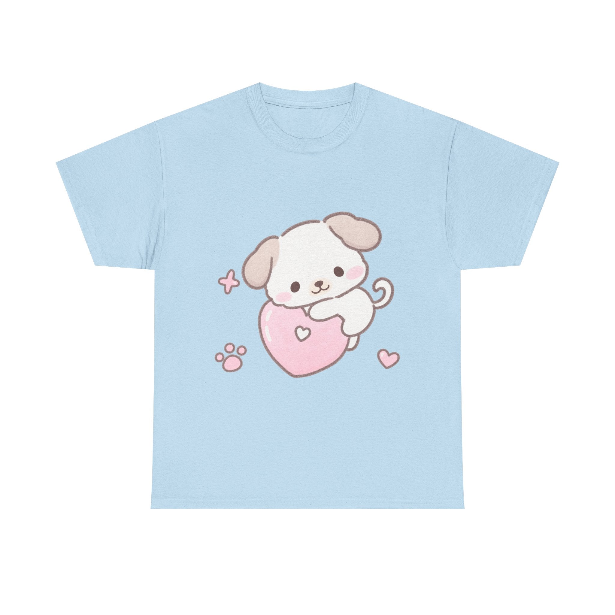 Cute Puppy Heart Tee - 100% COTTON