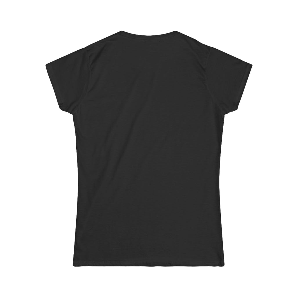 kitty black semi-fitted tee - 100% cotton