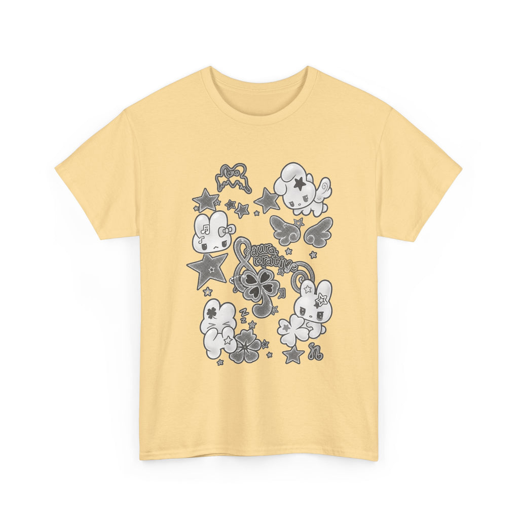 Cute Kawaii Characters Graphic Tee - 100% cotton