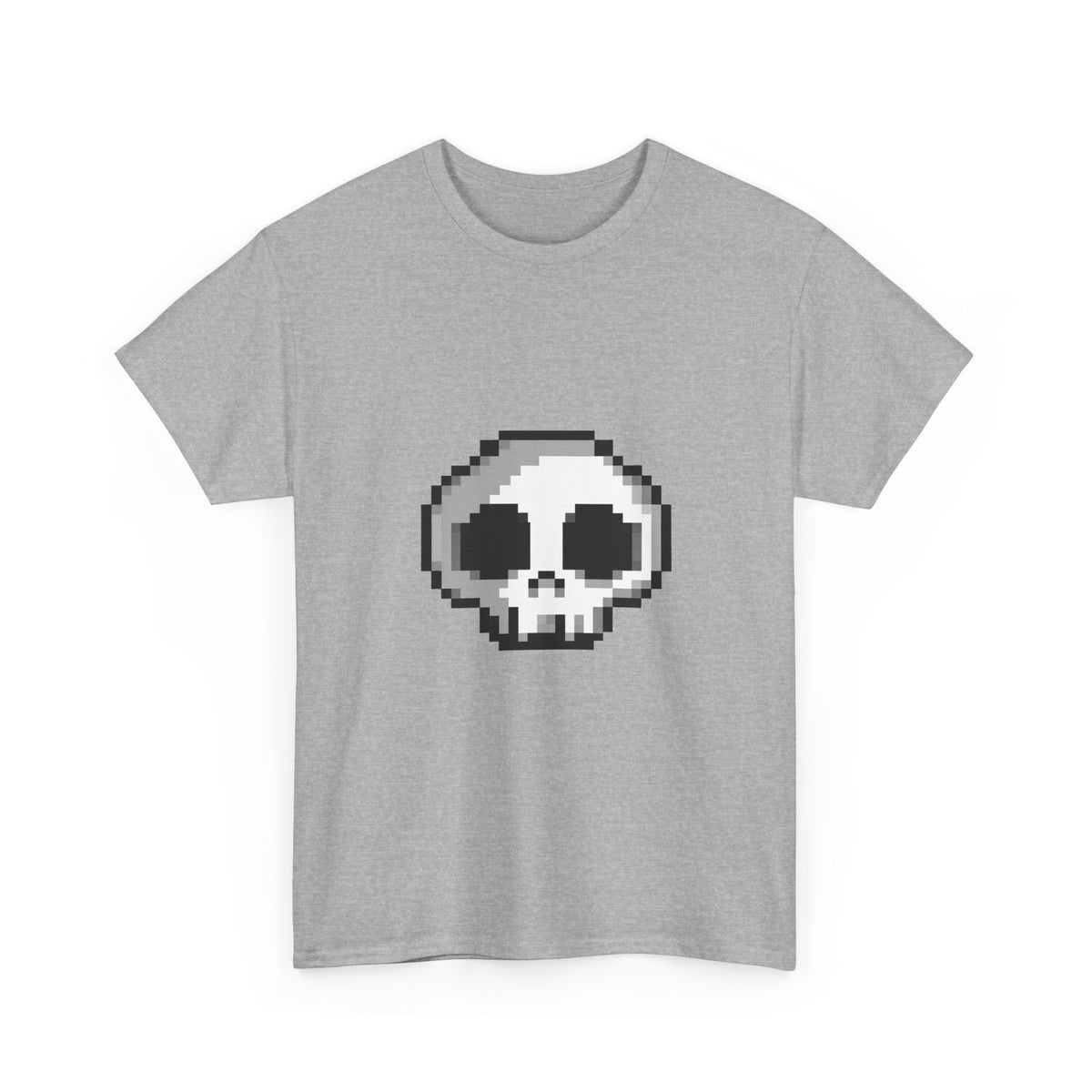 Pixel Skull Tee - 100% cotton