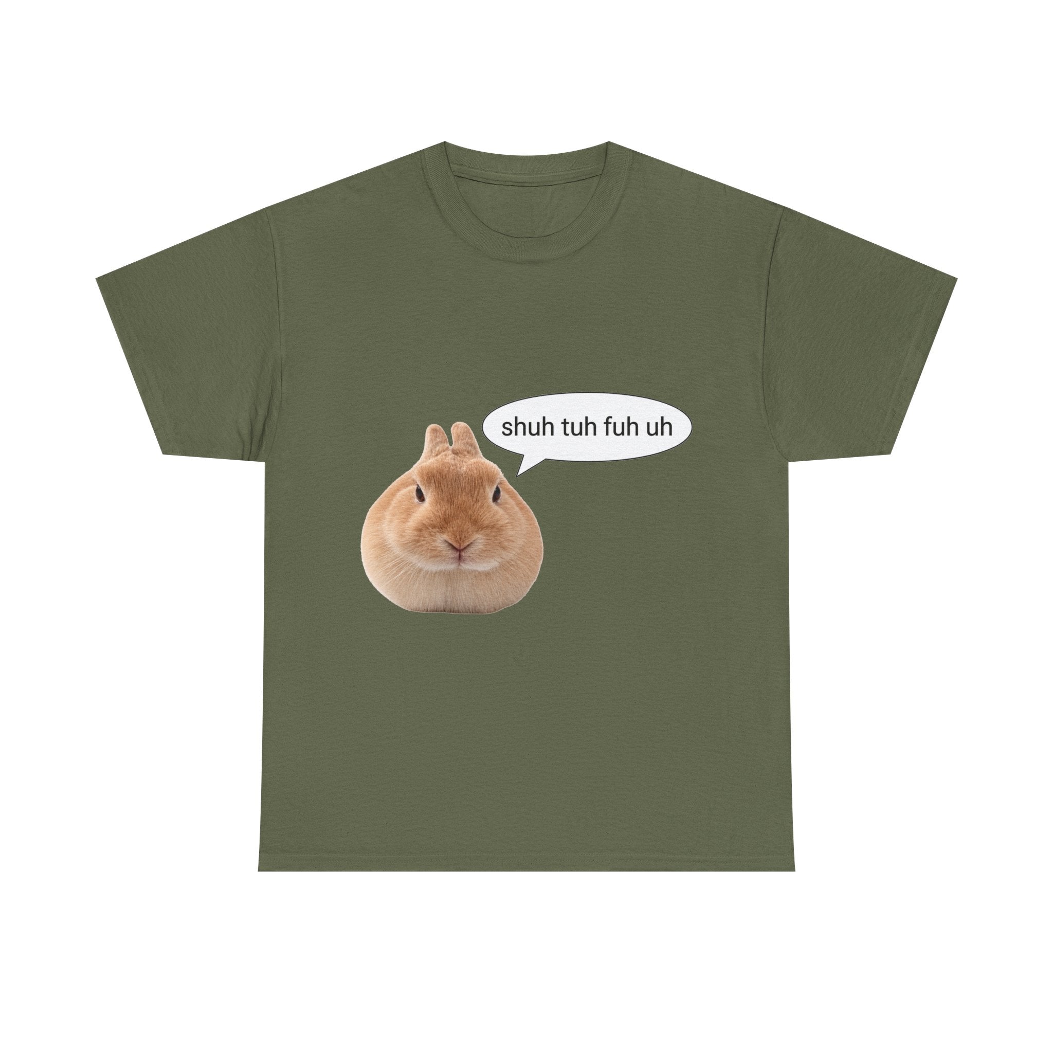Bunny "shuh tuh fuh uh" tee - 100% cotton -.-