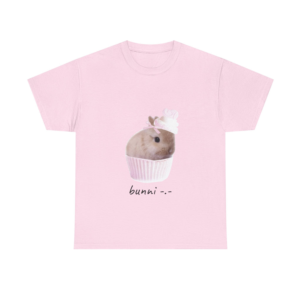 Bunni Cupcake Tee — Cute Bunny Cupcake Graphic T-Shirt