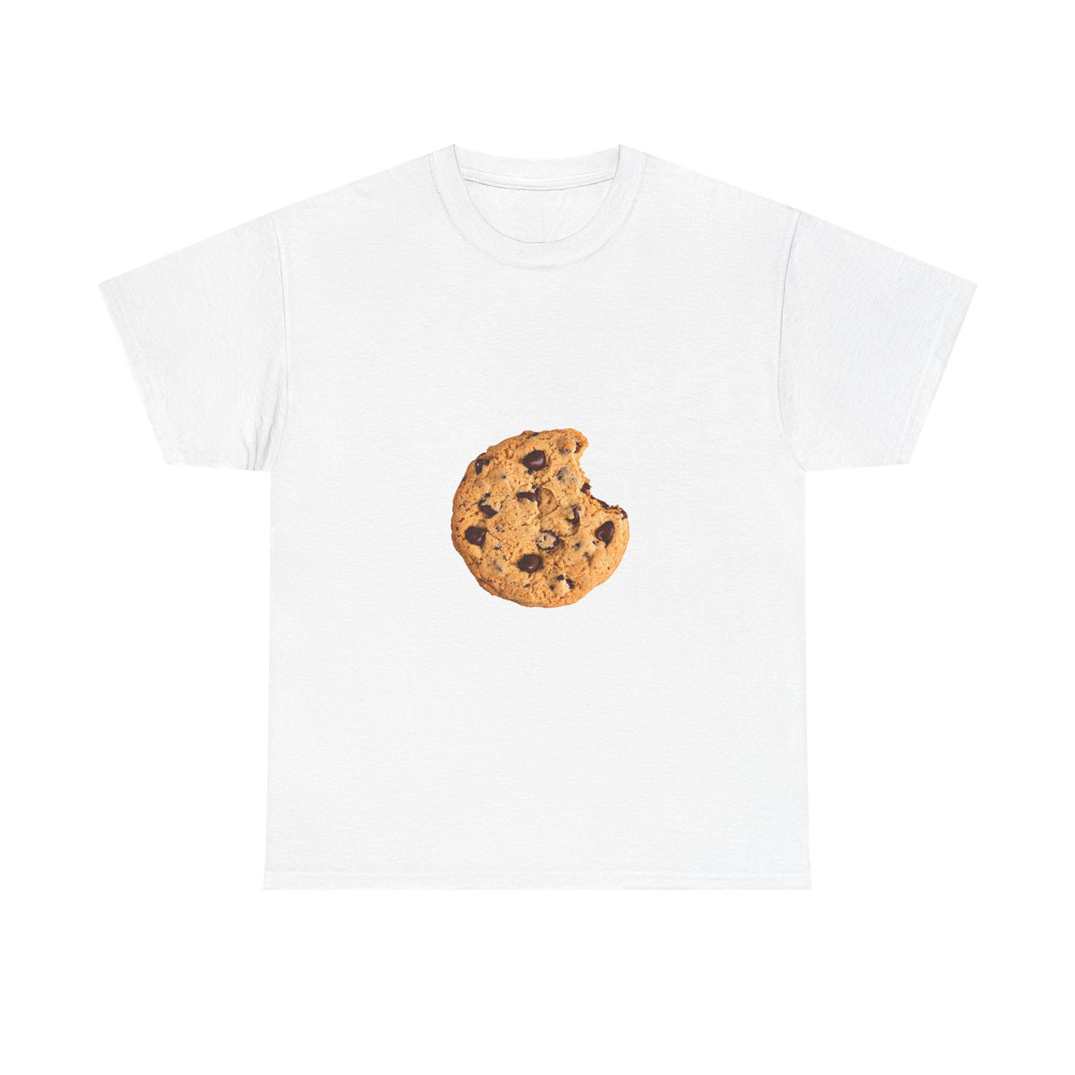 Cookie Graphic Tee — Bite Mark Chocolate Chip 100% cotton