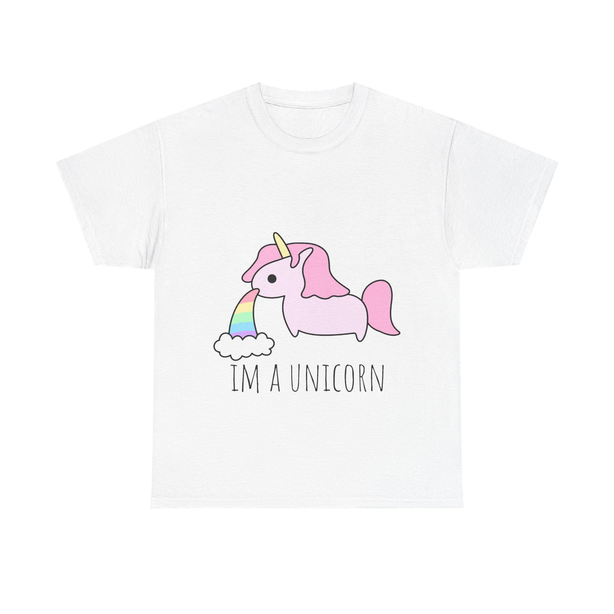 Im A Unicorn Graphic Tee - 100% cotton -,-