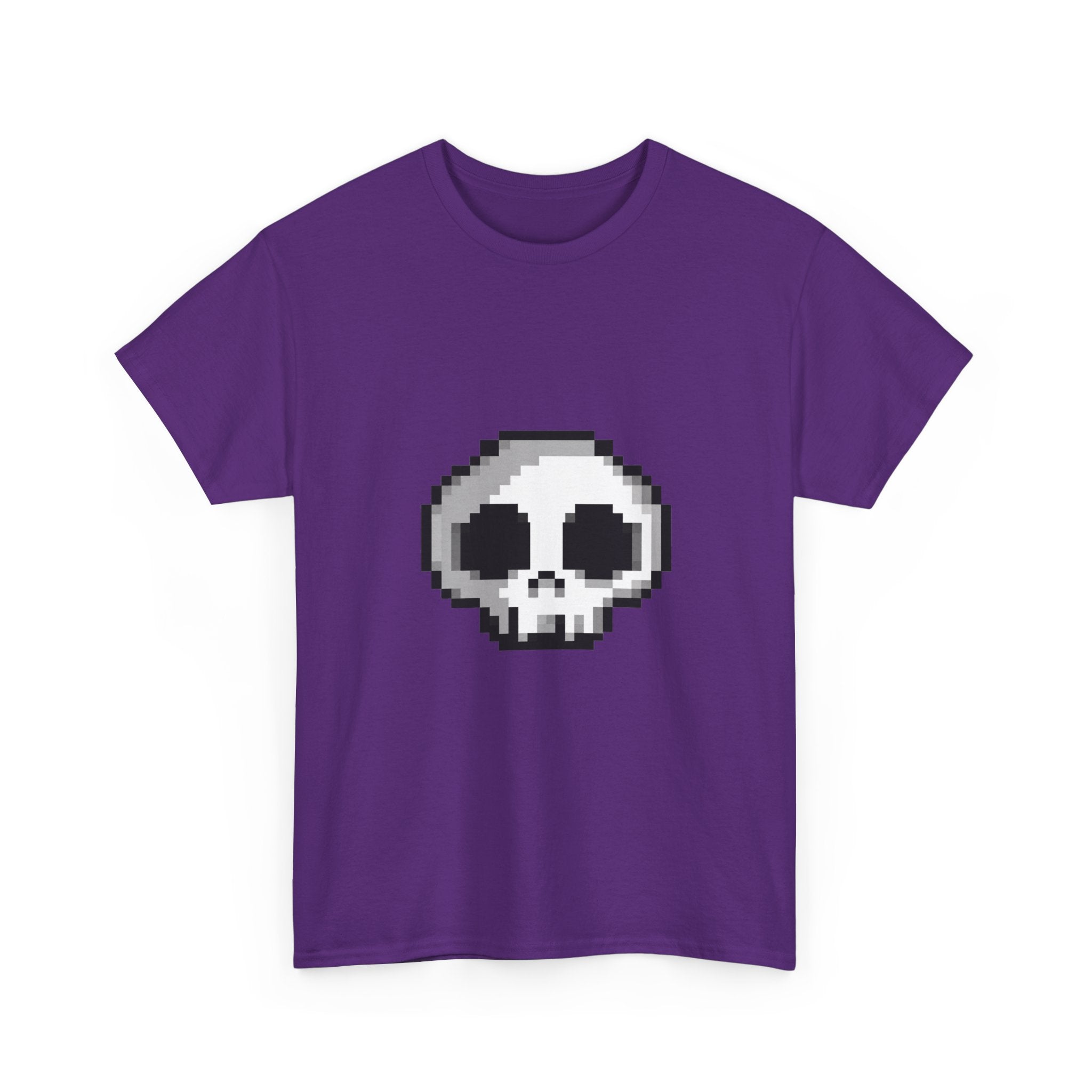 Pixel Skull Tee - 100% cotton