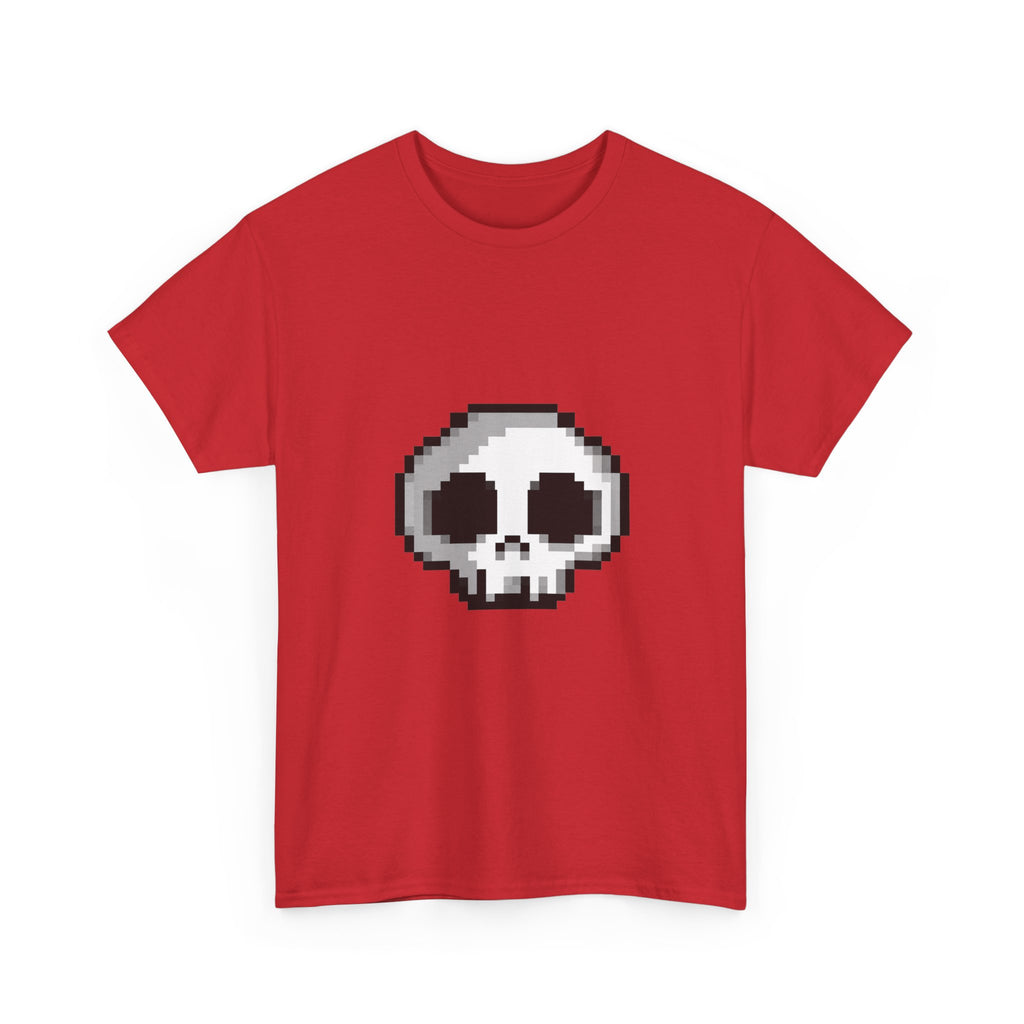 Pixel Skull Tee - 100% cotton
