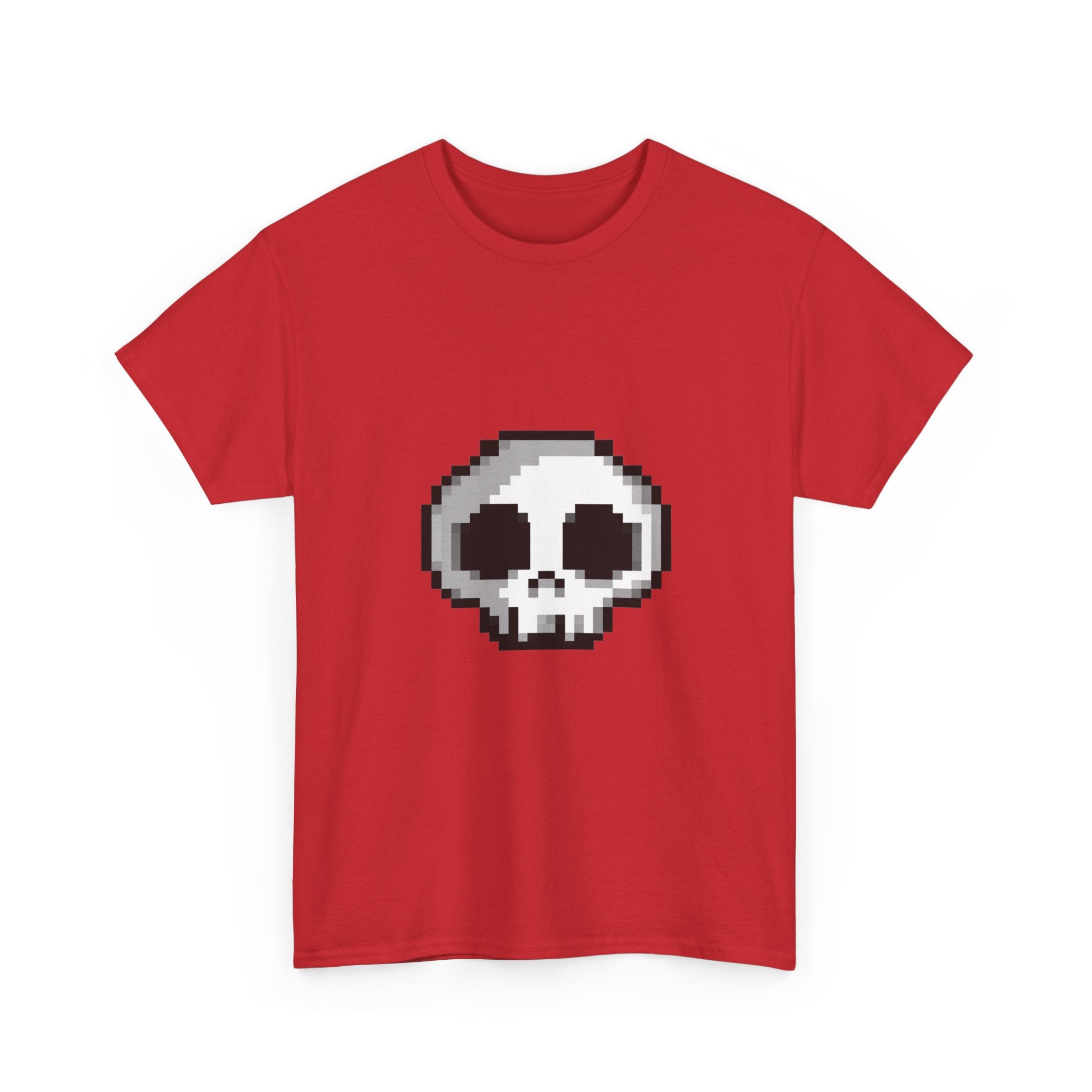 Pixel Skull Tee - 100% cotton