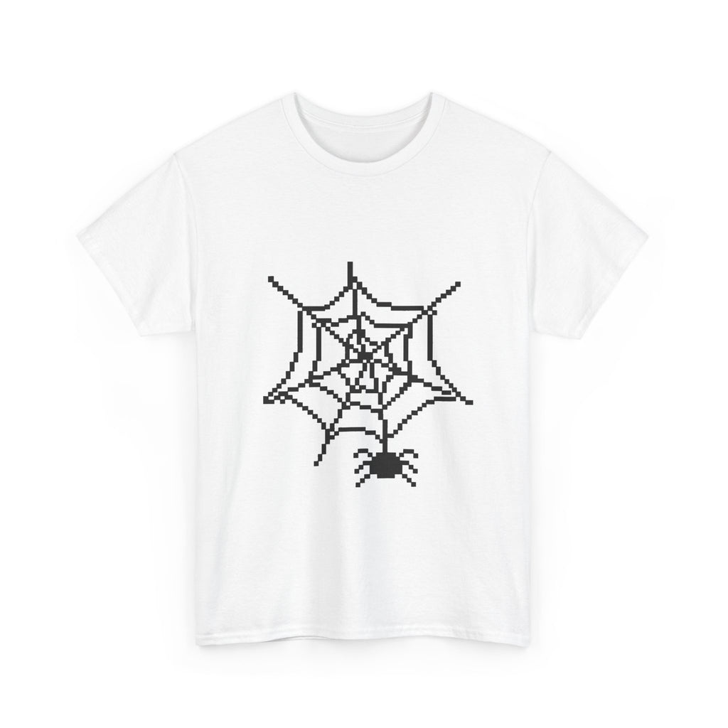 Spider Web Pixel Art Tee - 100% cotton