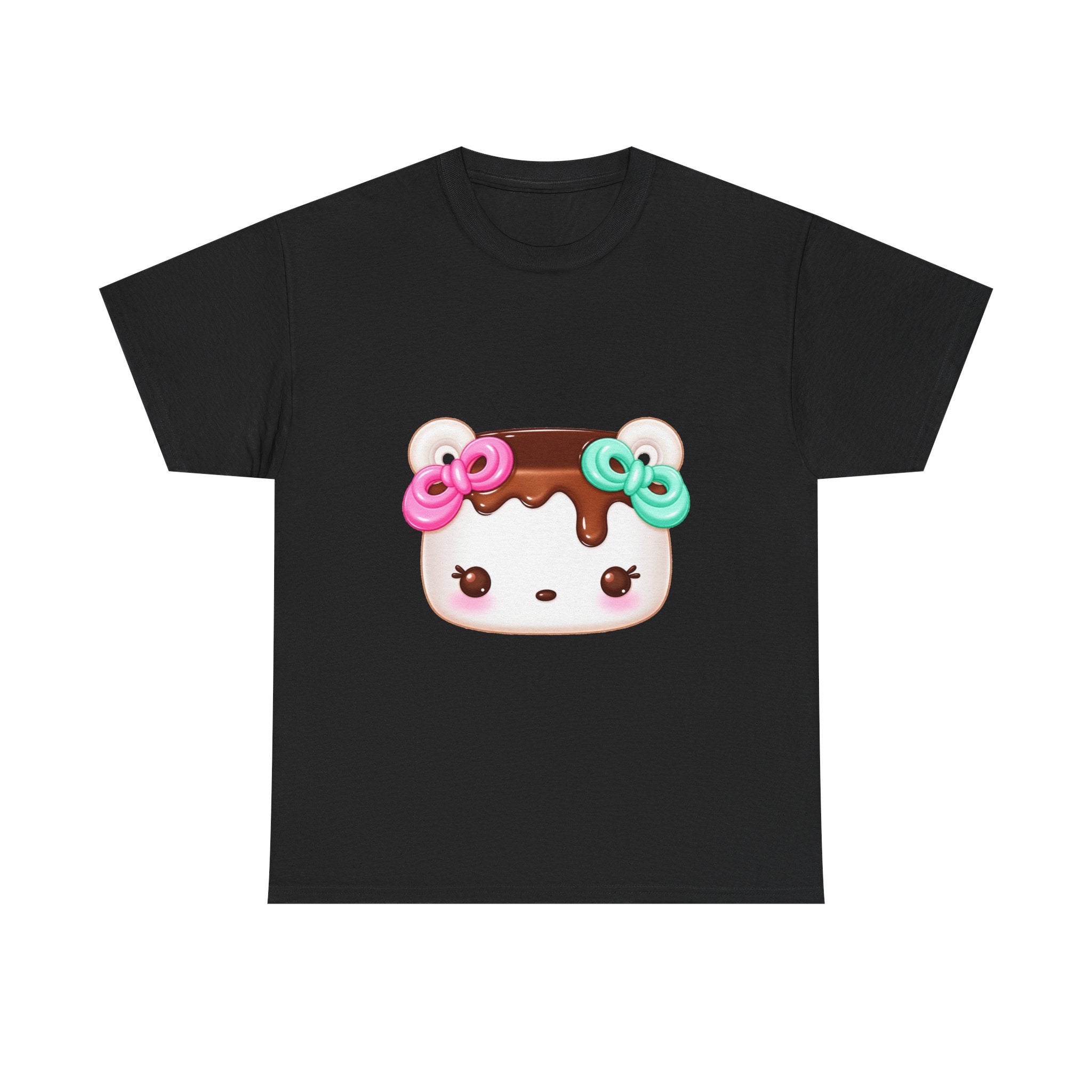 chocolate drizzled dessert tee - 100% cotton