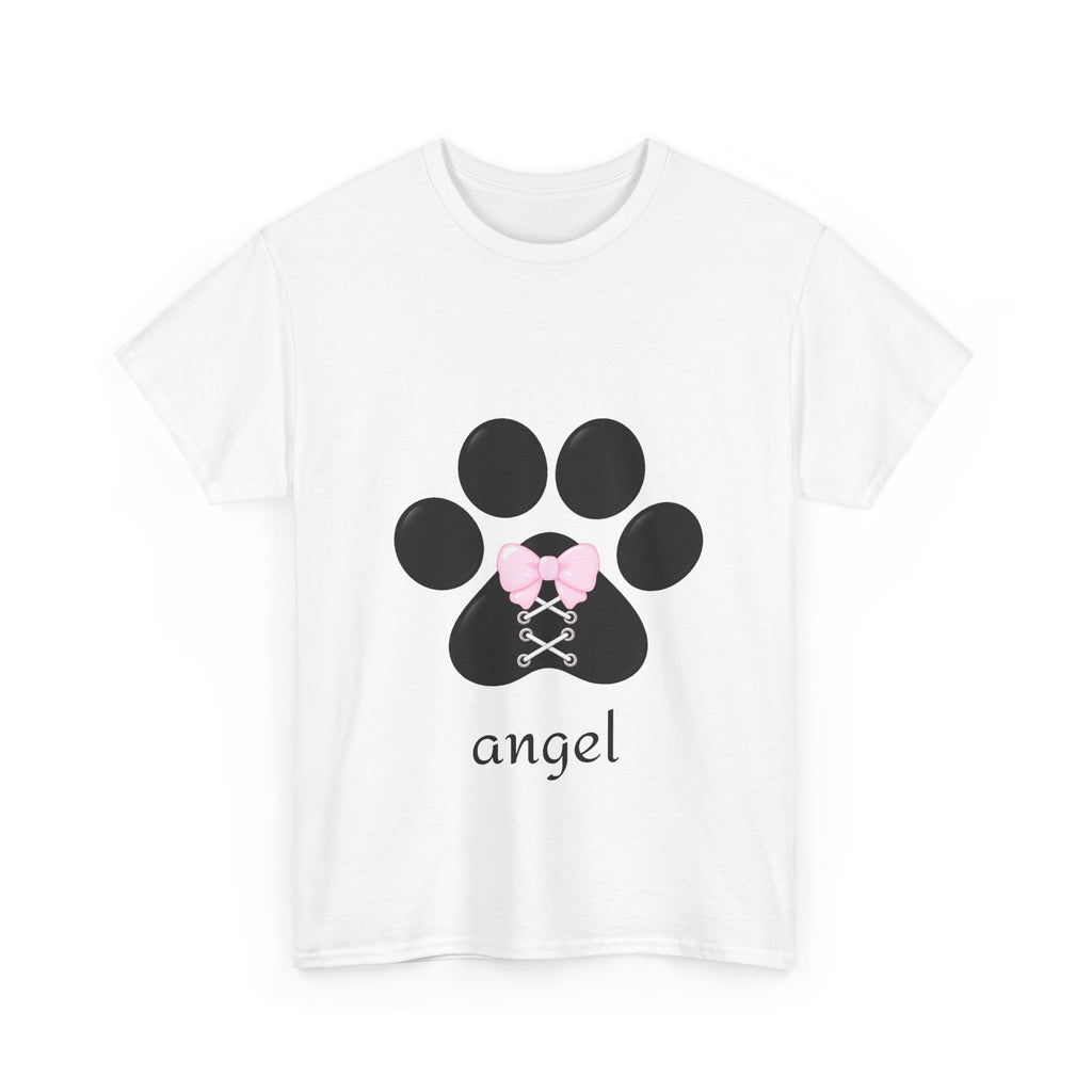 Paw Print “angel” Tee - 100% cotton