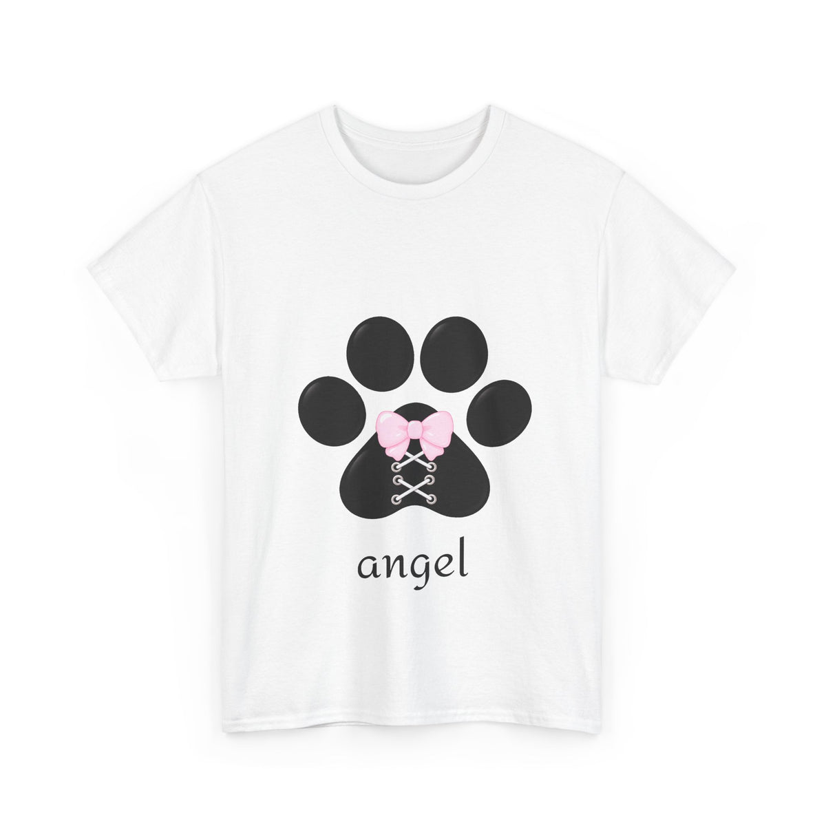 Paw Print “angel” Tee - 100% cotton