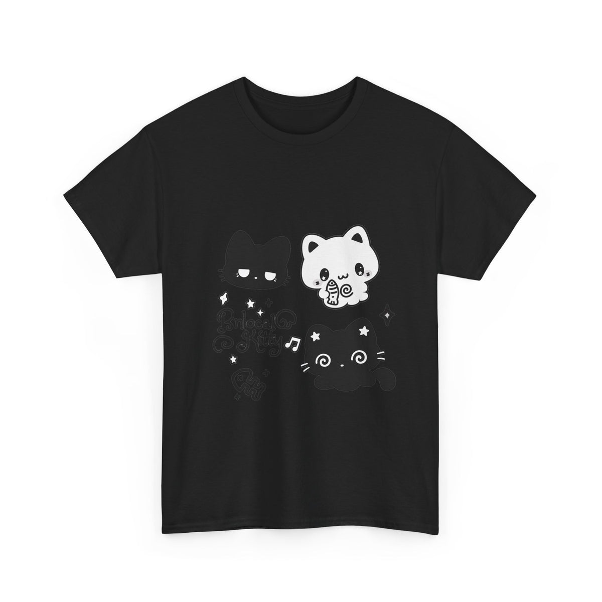 Kawaii Chibi Cats Tee - 100% cotton