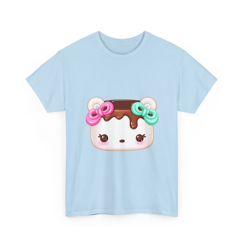 chocolate drizzled dessert tee - 100% cotton