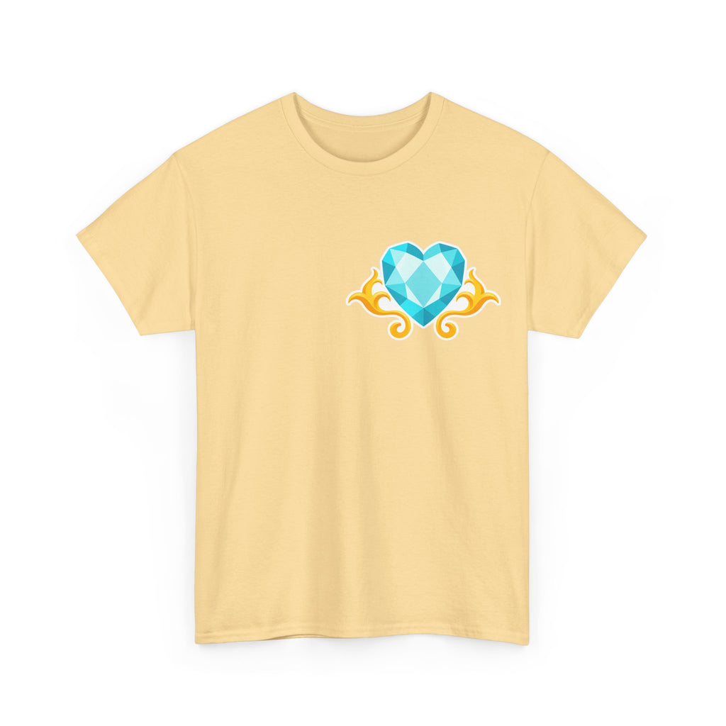 Heart Gem T-Shirt — Blue Jewel - 100% cotton