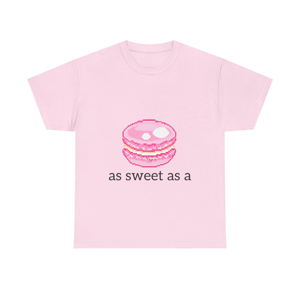 as sweet as a macron -.- cotton tee