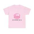 as sweet as a macron -.- cotton tee