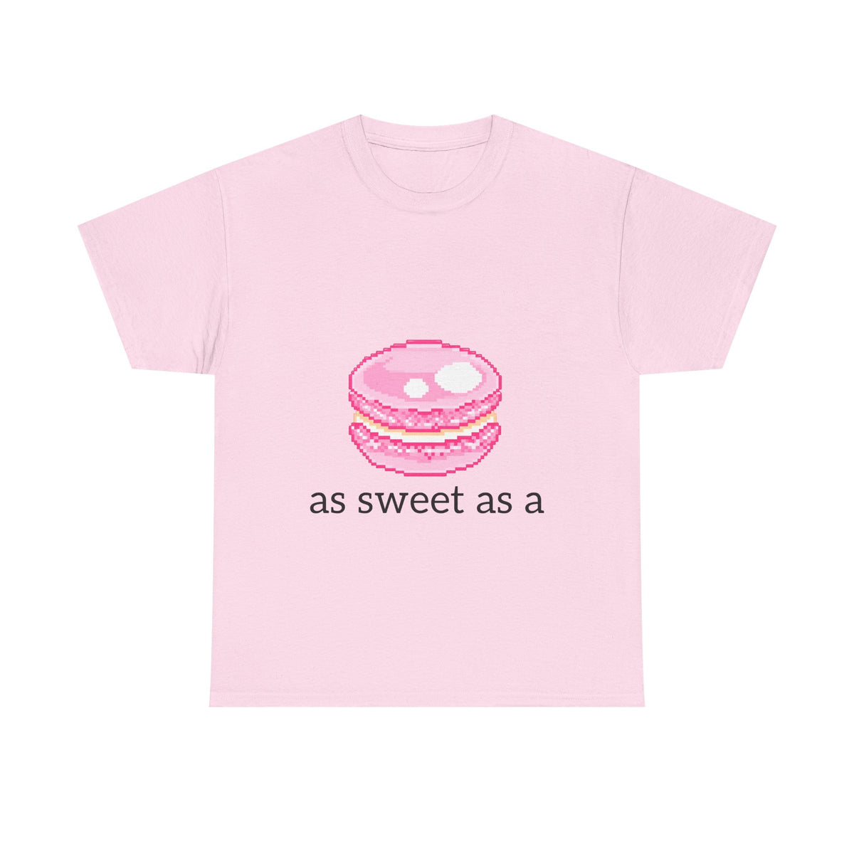 as sweet as a macron -.- cotton tee
