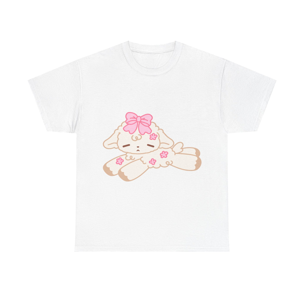 Cute Pastel Lamb -- Cotton Cute Graphic Tee