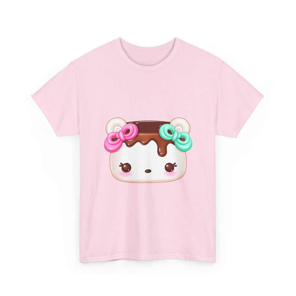 chocolate drizzled dessert tee - 100% cotton